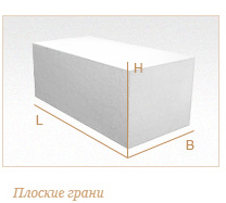 Газобетонный блок ГРАС D500, 600x250x200 мм
