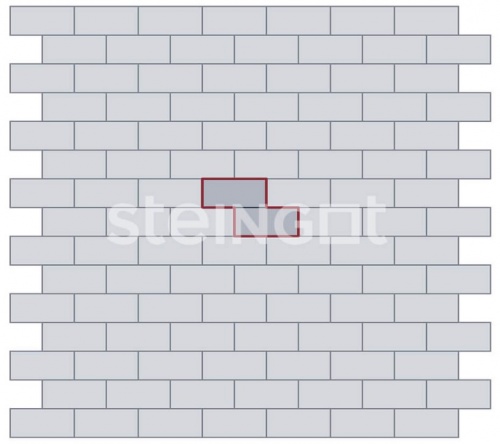 Брусчатка 200*100*60 Черная (верхний прокрас), Steingot