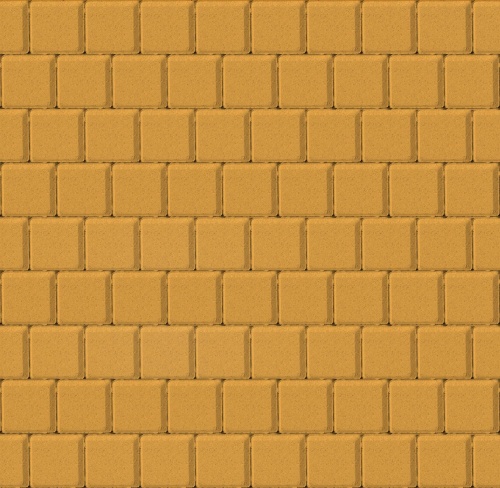 Плитка тротуарная ArtStein Квадрат малый желтый,ТП Б.2.К.6 100*100*60мм
